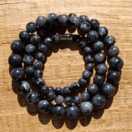 Labradorit - larvikit náhrdelník