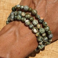 Jaspis pralesní náramek