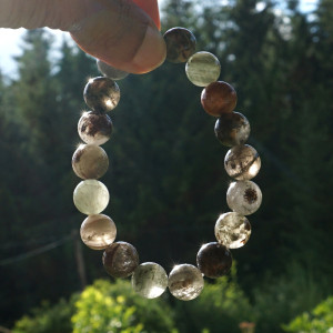 Lodolit náramek s fantomy N9