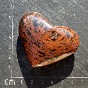 Obsidián mahagon srdce